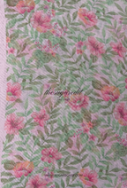 TSE BloomInvitation Japanese Cotton Voile Square - Asha