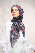 THESUGAREDIT Blooming Japanese Cotton Voile In ( Femme Fatale )