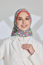 ( Full Wide Pleats Shawl ) Classy Simpulan ( PELITA )