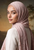Fall In Love Wide Ultra Fine Pleated Shawl Ironless · in Amelia