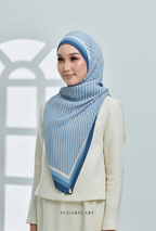 (SAMPLE) ( Full Wide Pleats Shawl ) Classy Monogram ( NAISS )