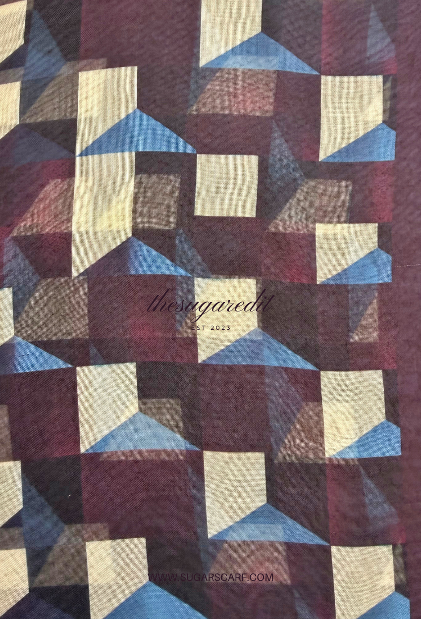 TSE BloomInvitation Japanese Cotton Voile Square - Gemma