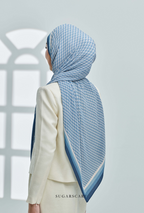 (SAMPLE) ( Full Wide Pleats Shawl ) Classy Monogram ( NAISS )