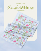 Matte Satin Silk Sq (Garden Whimsy) in Fleur Fable