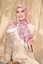 YES ( Square ) Classy Simpulan Mixed Satin Silk Satin ( SALAM )