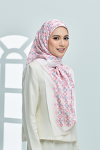 YES ( Square ) AS-IS Girl Boss Mixed Satin Silk Scarf ( Iconic )