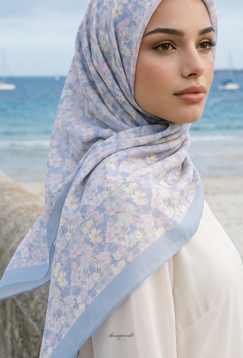 TSE Mod Japanese Cotton Voile Square In Marcel