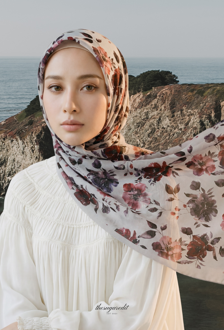 TSE Grace Collection Japanese Voile Square In Visionary