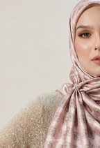 Eid Classy 2026 Scarves Mixed Satin Square in Palazzo