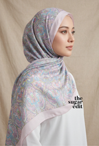 TSE December Serenity Japanese Voile Square In Keira Garden