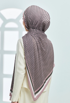 (SAMPLE) ( Full Wide Pleats Shawl ) Classy Monogram ( BLAIR )