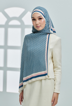 YES DEFECT ( Full Wide Pleats Shawl ) Classy Monogram ( SODA )