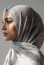 Fall In Love Wide Ultra Fine Pleated Shawl Ironless · in PerlaSilver