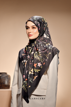 ( Square ) The Fresh Start Matte Satin Silk Scarf ( KNOT YOUR GOAL )