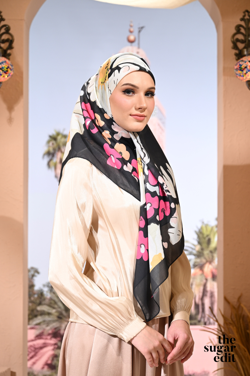 THESUGAREDIT Jasmine Collection French Cotton Bawal ( MOREH )
