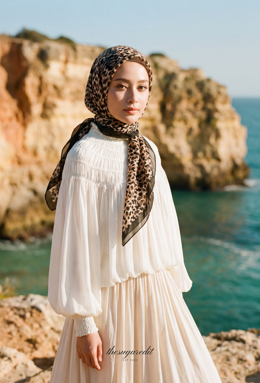 TSE Grace Collection Japanese Voile Square In Enduring