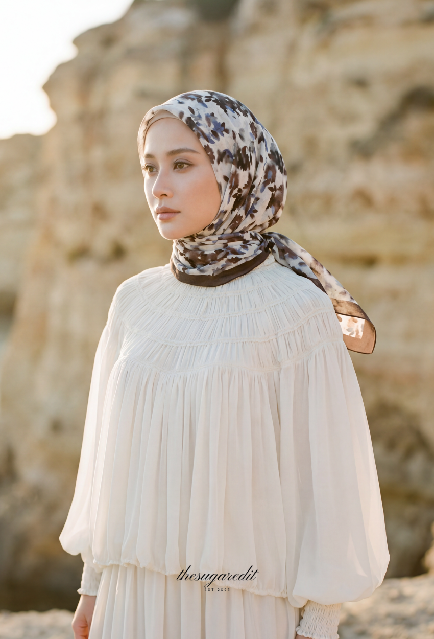 TSE Grace Collection Japanese Voile Square In MaybeYou