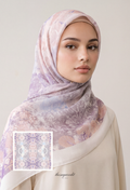 TSE BloomInvitation Japanese Cotton Voile Square - Perth