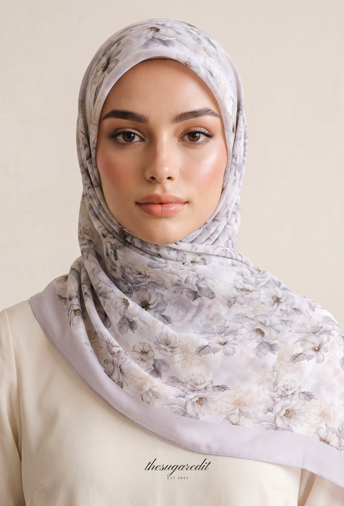 TSE BloomInvitation Japanese Cotton Voile Square - Mariah