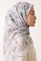 TSE BloomInvitation Japanese Cotton Voile Square  - NewCastle