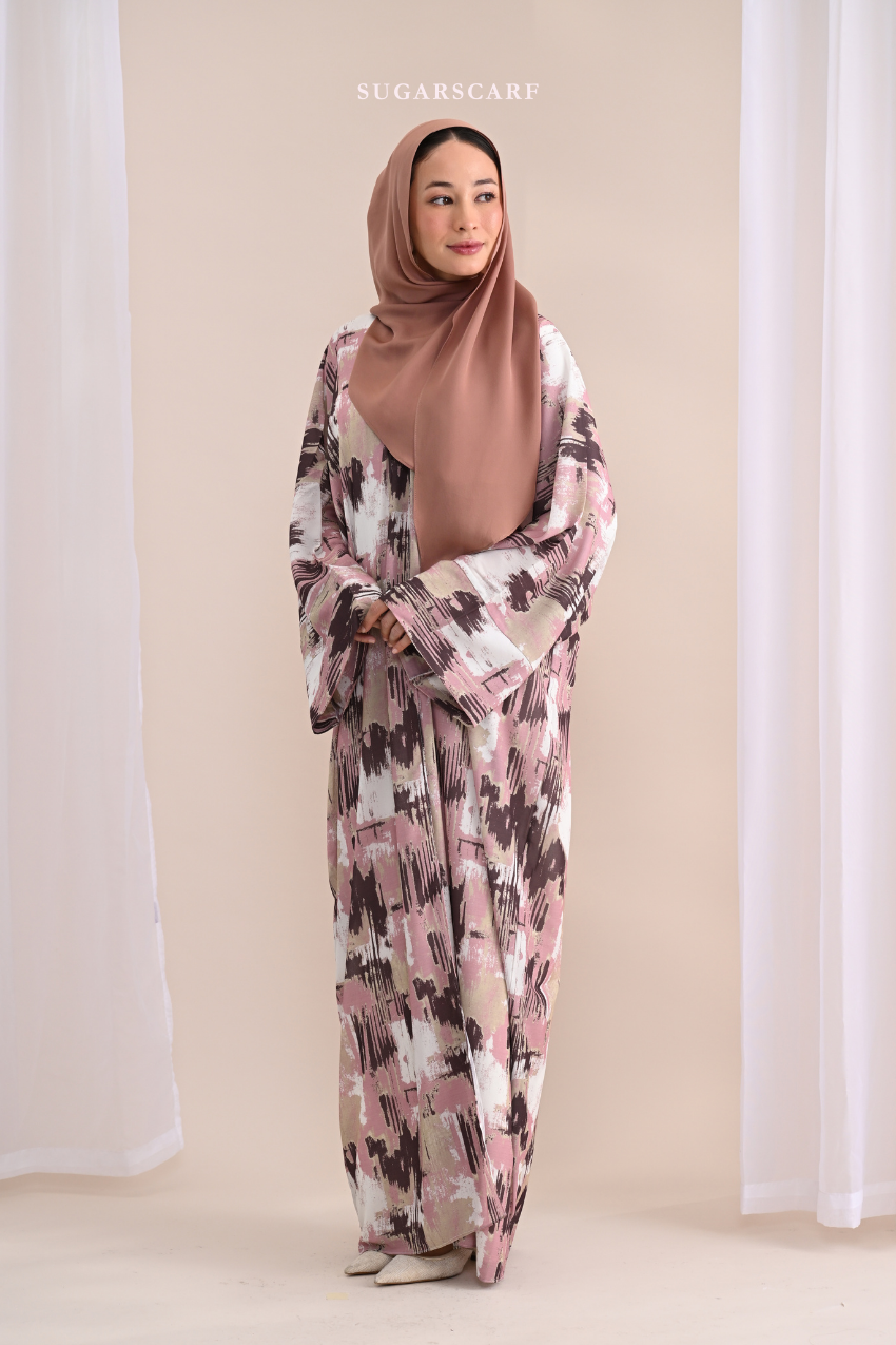 She is In Bloom Abaya Outer in Sasha