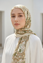 TSE BloomInvitation Japanese Cotton Voile Square In ElownBloom