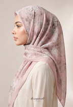 TSE BloomInvitation Japanese Cotton Voile Square -  Piccadaly