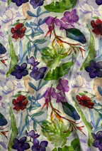 TSE BloomInvitation Japanese Cotton Voile Square - Bloomara