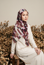 TSE December Serenity Japanese Voile Square In HazyPalette