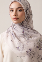 TSE BloomInvitation Japanese Cotton Voile Square - Auckland