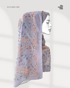 YES DEFECT - TSE Scarves of Love Paris Cotton Voile Long Shawl ( Luna )