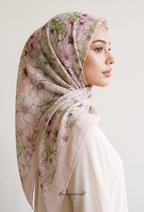 TSE BloomInvitation Japanese Cotton Voile Square - Nusa