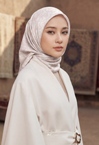 Eid Elegance 2026 Scarves Mixed Satin Square in LadyInPink