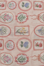 TSE BloomInvitation Japanese Cotton Voile Square - Inès