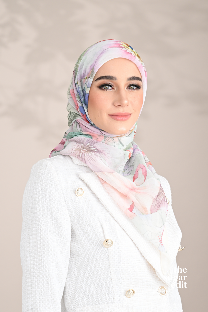 YES THESUGAREDIT Blooming Japanese Cotton Voile In ( KATE )