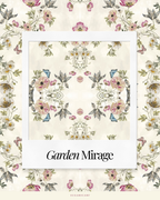 YES DEFECT Matte Satin Silk Sq (Garden Whimsy) in Garden Mirage