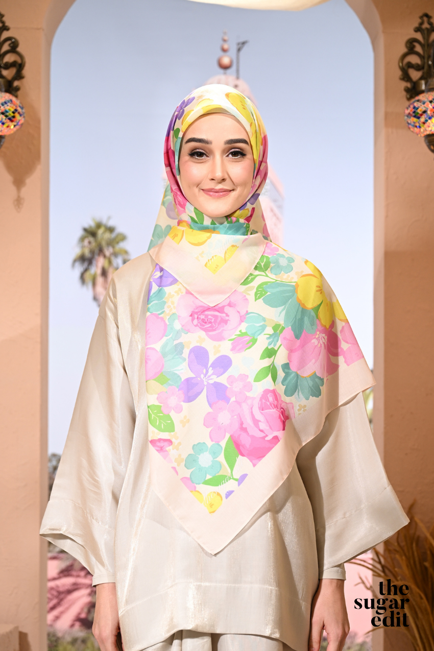 YES DEFECT - THESUGAREDIT Jasmine Collection French Cotton Bawal ( LOYALTY )