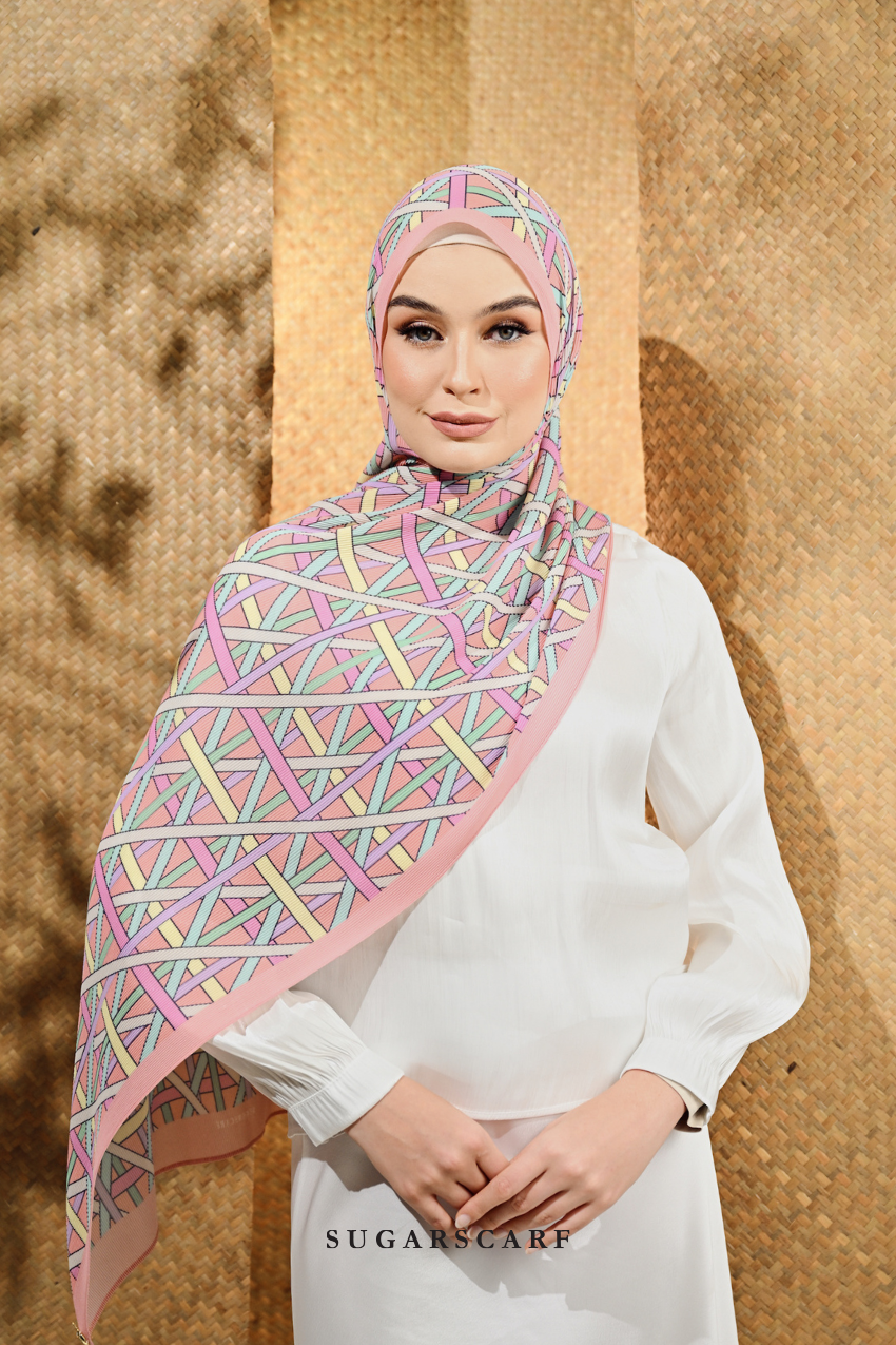YES ( Full Wide Pleats Shawl ) Classy Simpulan ( GATHERING )