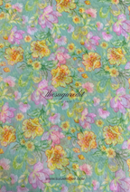 TSE BloomInvitation Japanese Cotton Voile Square - Mina