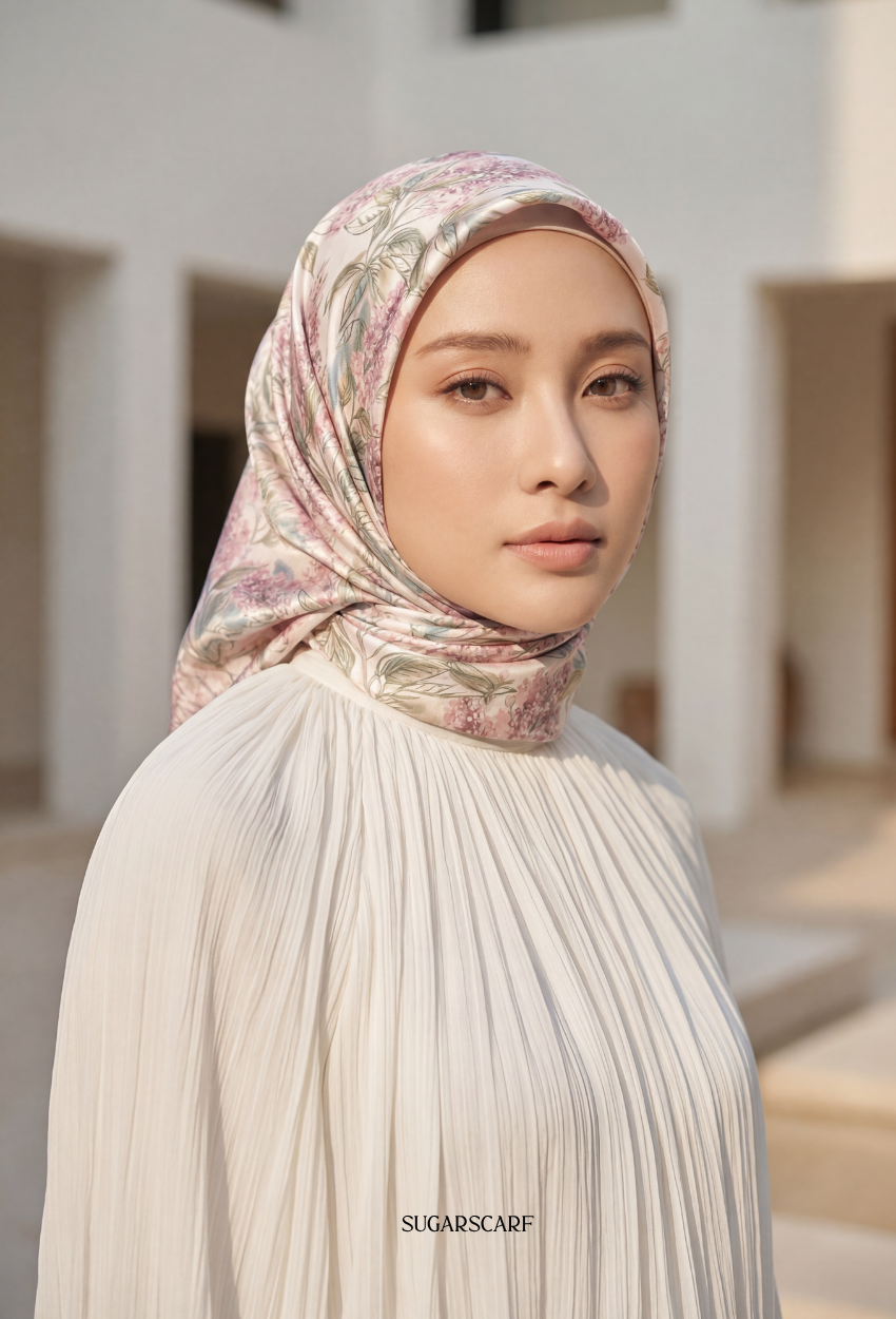 FallInLove Scarves Mixed Satin Square in Anesa