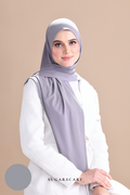 Claudia Triangle Style (Semi Instant Hijab) (AshGray)