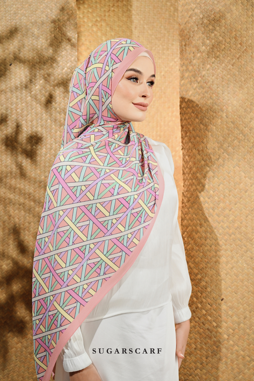 YES ( Full Wide Pleats Shawl ) Classy Simpulan ( GATHERING )