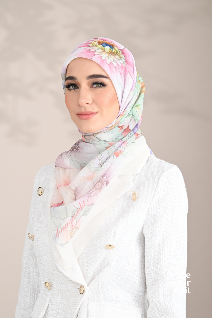 YES THESUGAREDIT Blooming Japanese Cotton Voile In ( KATE )