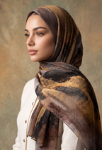 Fall In Love Wide Ultra Fine Pleated Shawl Ironless · in Colette
