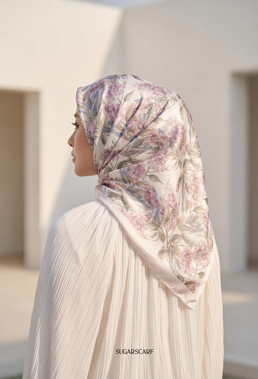 FallInLove Scarves Mixed Satin Square in Anesa