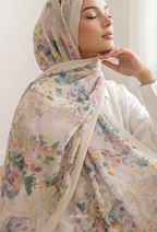 Fall In Love Wide Ultra Fine Pleated Shawl Ironless · in Andrea