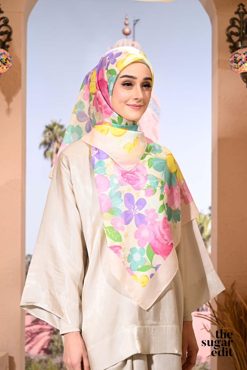 YES DEFECT - THESUGAREDIT Jasmine Collection French Cotton Bawal ( LOYALTY )