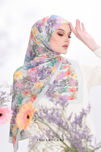 YES ( Full Wide Pleats Shawl ) Raya Vol 1 Seri Fiora ( SERI CAHAYA )
