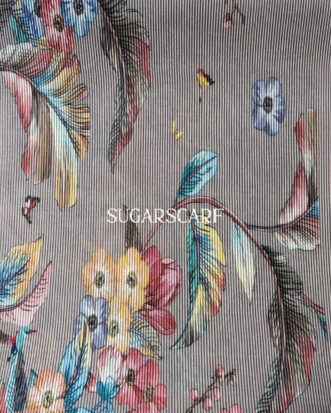 Fall In Love Wide Ultra Fine Pleated Shawl Ironless · Marion