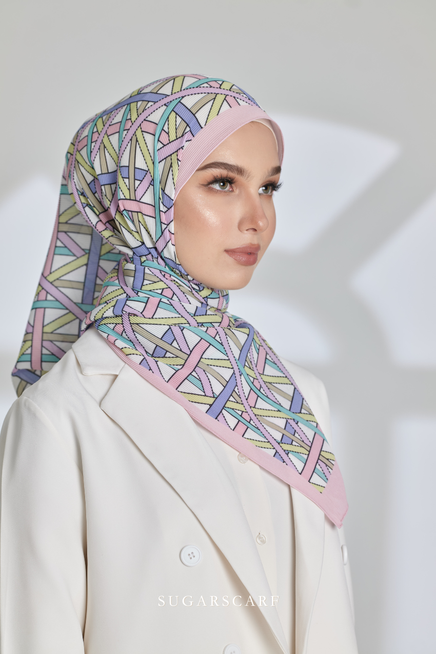 YES DEFECT( Full Wide Pleats Shawl ) Classy Simpulan ( TIKAR )